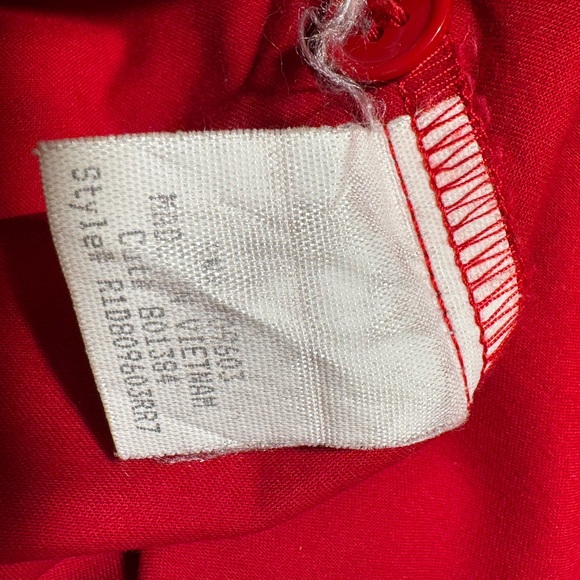 Rabbit Rabbit Rabbit Designs Red Jacket Dress with Button Front & 3/4 Sleeves - Picture 8 of 9